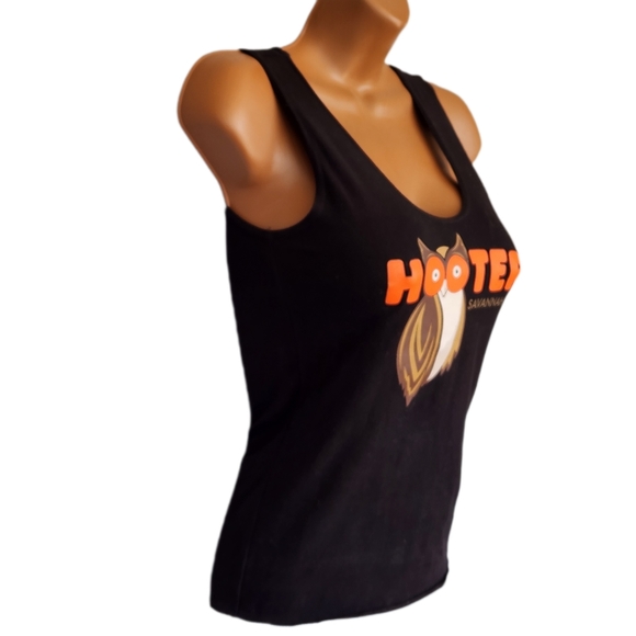 NWOT Black Hooters Savannah, GA Tank Top (Small) - Picture 3 of 8